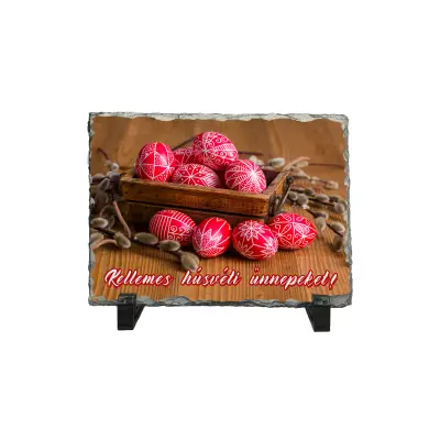 Kellemes husveti unnepeket, piatra ardezie personalizata, cu mesaj model, pa124